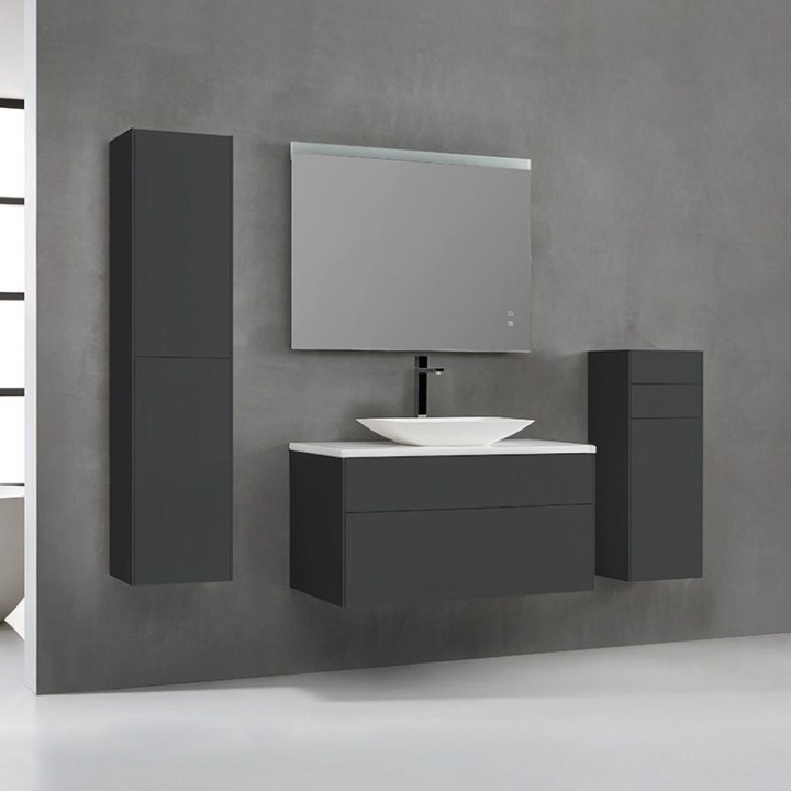 Koupelnová skříňka StoneArt Venice VE-1000pro-1 tmavě šedá 100×52