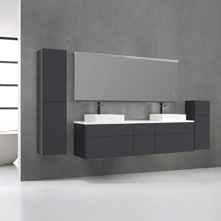 Koupelnová skříňka StoneArt Venice VE-2000pro-5 tmavě šedá 200×52