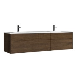 Koupelnová skříňka StoneArt Venice VE-2000-II dubová tmavá 200×52