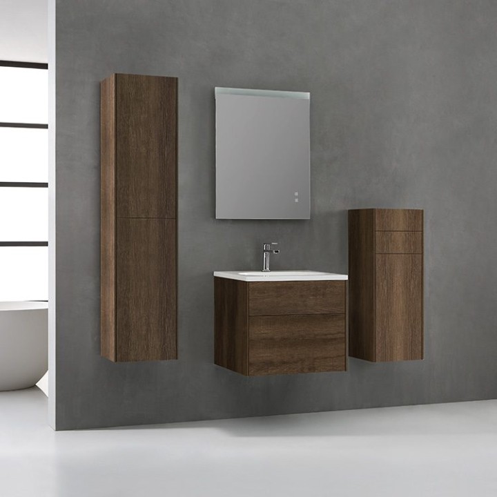 Koupelnový nábytek – set StoneArt Venice VE-0600-I dubový tmavý 60×52
