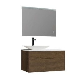 Koupelnový nábytek – set StoneArt Venice VE-1010pro-2 dubový tmavý 100×52 levé provedení