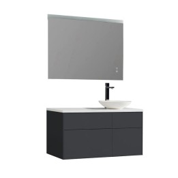 Koupelnový nábytek – set StoneArt Venice VE-1010pro-4 tmavě šedý 100×52 pravé provedení