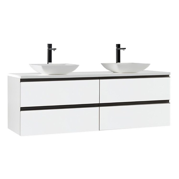Koupelnová skříňka StoneArt Monte Carlo MC-1600pro-2 bílá 160×52
