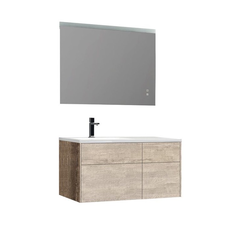 Koupelnový nábytek – set StoneArt Venice VE-1010-II dubový světlý 100×52 levé provedení