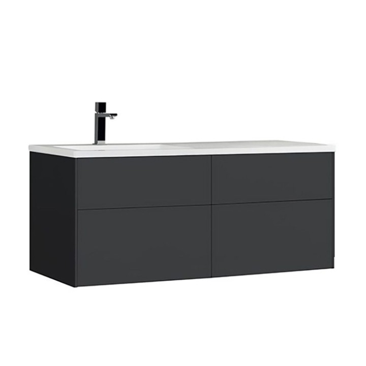 Koupelnová skříňka StoneArt Venice VE-1210-II tmavě šedá 120×52 levé provedení