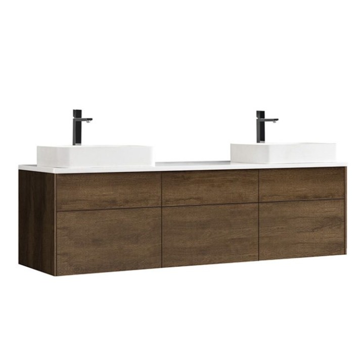Koupelnová skříňka StoneArt Venice VE-1800pro-5 dubová tmavá 180×52