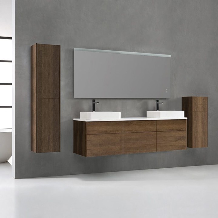Koupelnová skříňka StoneArt Venice VE-1800pro-5 dubová tmavá 180×52