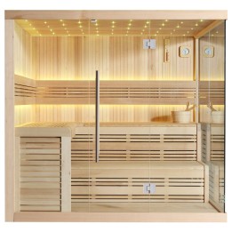 Finská sauna EAGO AWT E1115A hemlock 220×200 bez kamen