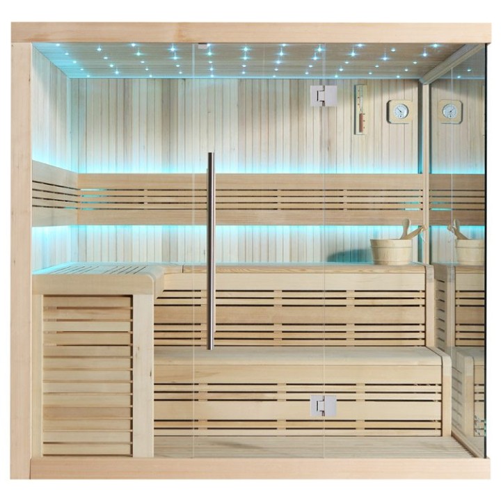 Finská sauna EAGO AWT E1115A hemlock 220×200 bez kamen