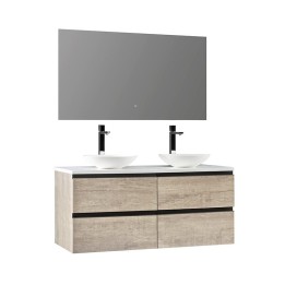 Koupelnový nábytek – set StoneArt Monte Carlo MC-1200pro-4 dubový světlý 120×52