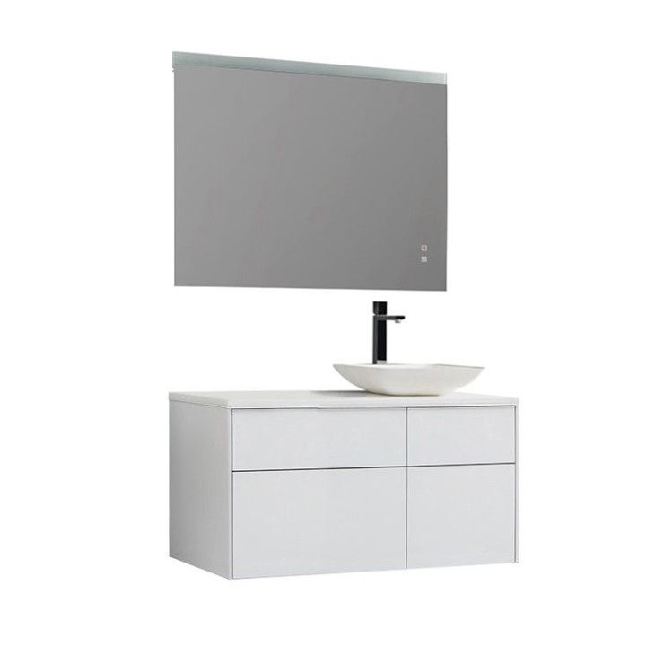 Koupelnový nábytek – set StoneArt Venice VE-1010pro-2 bílý 100×52 pravé provedení