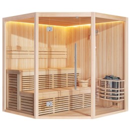 Finská sauna EAGO AWT E1801XL borovice 200×200 bez kamen