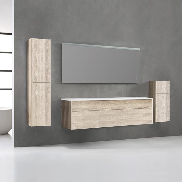 Koupelnová skříňka StoneArt Venice VE-1800pro dubová světlá 180×52