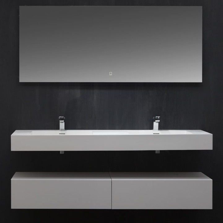 Koupelnová skříňka StoneArt LP4516 bílá 160×48 lesklá