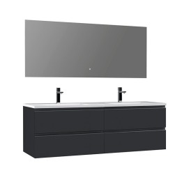 Koupelnový nábytek – set StoneArt Monte Carlo MC-1600 tmavě šedý 160×52