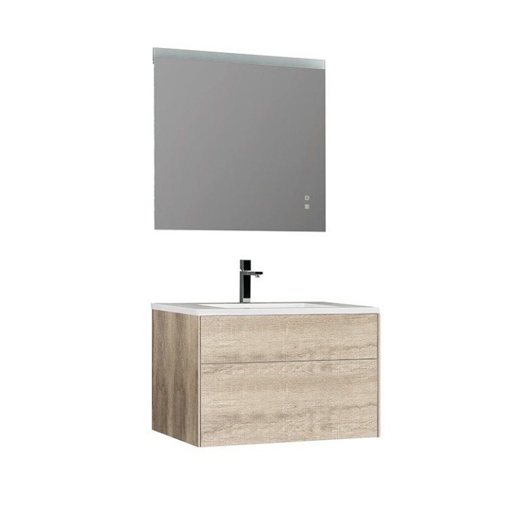 Koupelnový nábytek – set StoneArt Venice VE-0800-II dubový světlý 80×52