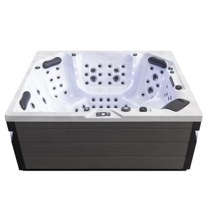 Venkovní vířivka EAGO AWT IN-406 extreme za Sterling Silver 225×185 šedá