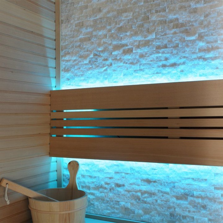 Finská sauna EAGO AWT E1103C hemlock 120×105 bez kamen