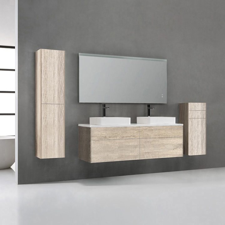 Koupelnový nábytek – set StoneArt Venice VE-1600pro-5 dubový světlý 160×52