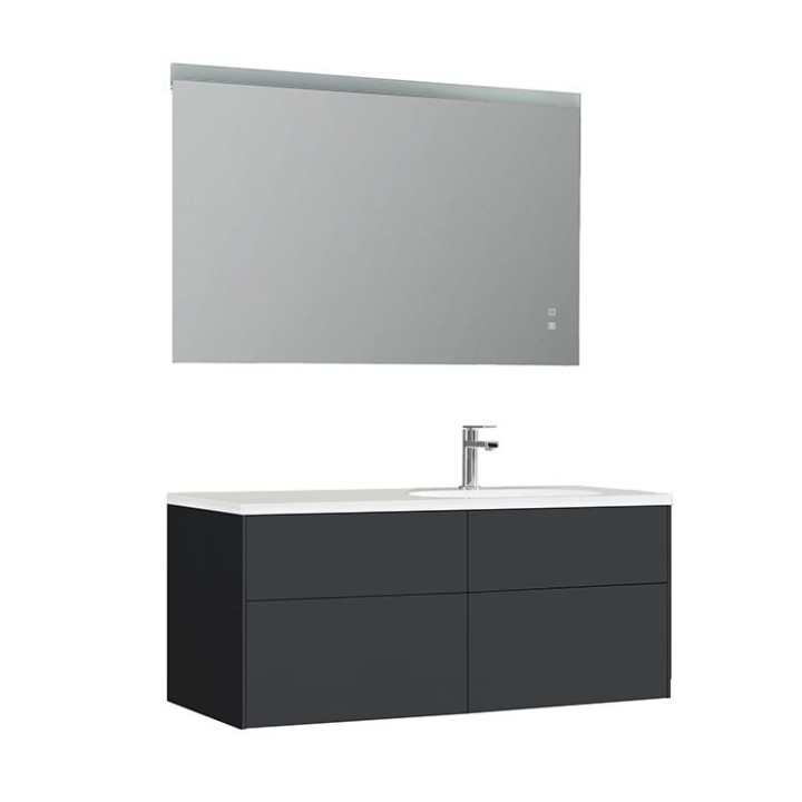 Koupelnový nábytek – set StoneArt Venice VE-1210-I tmavě šedý 120×52 pravé provedení