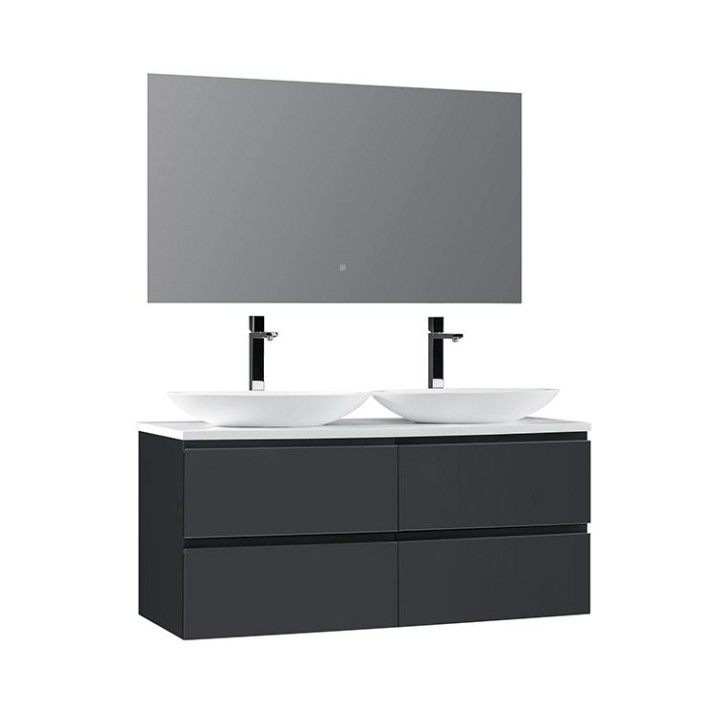 Koupelnový nábytek – set StoneArt Monte Carlo MC-1200pro-3 tmavě šedý 120×52