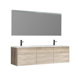 Koupelnový nábytek – set StoneArt Venice VE-1800-II dubový světlý 180×52