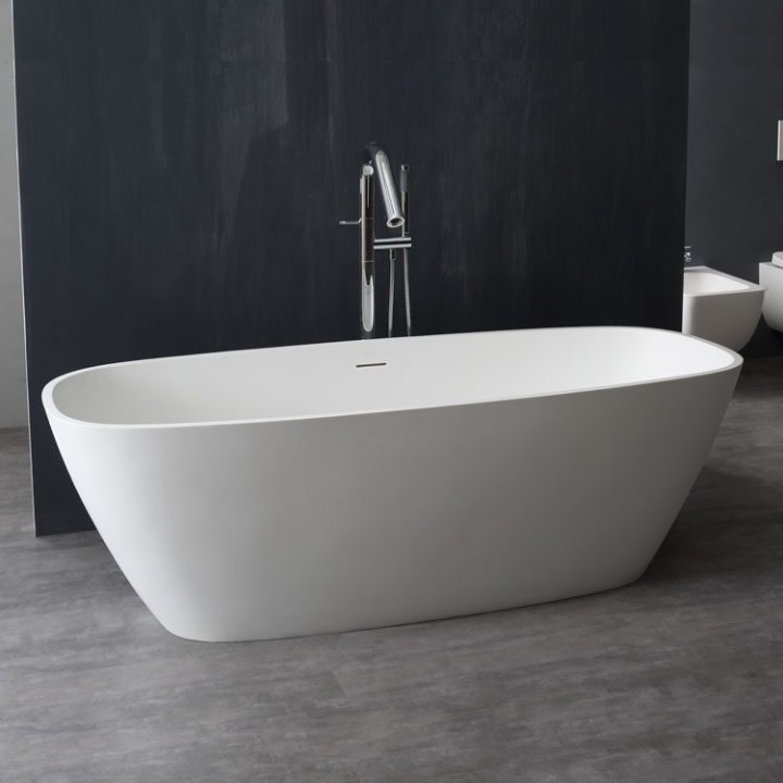 Volně stojící vana StoneArt BS-528 bílá 175×75 lesklá