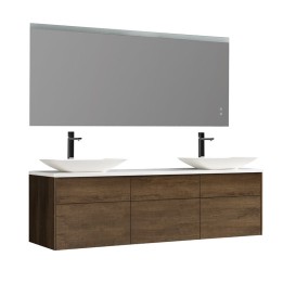 Koupelnový nábytek – set StoneArt Venice VE-1800pro-1 dubový tmavý 180×52