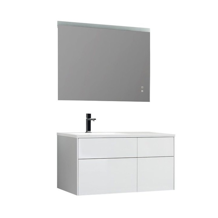 Koupelnový nábytek – set StoneArt Venice VE-1010-II bílý 100×52 levé provedení