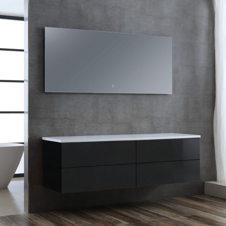 Koupelnová skříňka StoneArt Brugge BU-1601pro tmavě šedá 160×50