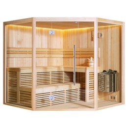 Finská sauna EAGO AWT B1806A borovice 220×220 9 kW Viking Bi-O