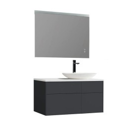 Koupelnový nábytek – set StoneArt Venice VE-1010pro-3 tmavě šedý 100×52 pravé provedení
