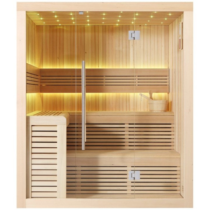 Finská sauna EAGO AWT E1112C hemlock 180×150 bez kamen