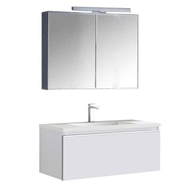 Koupelnový nábytek – set StoneArt Milano ME-0800-1 bílý 80×45