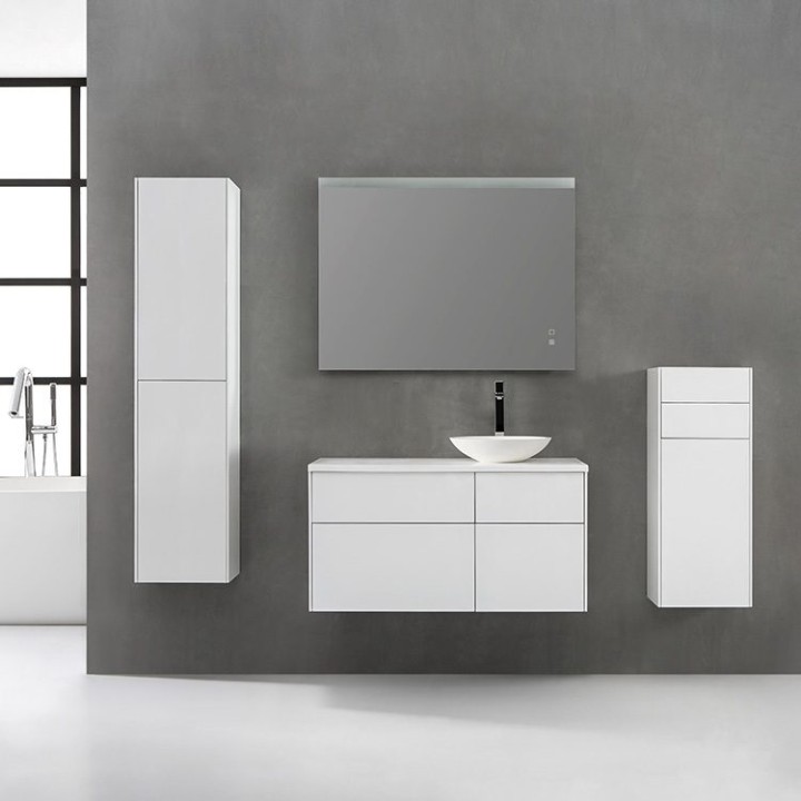 Koupelnová skříňka StoneArt Venice VE-1010pro-4 bílá 100×52 pravé provedení