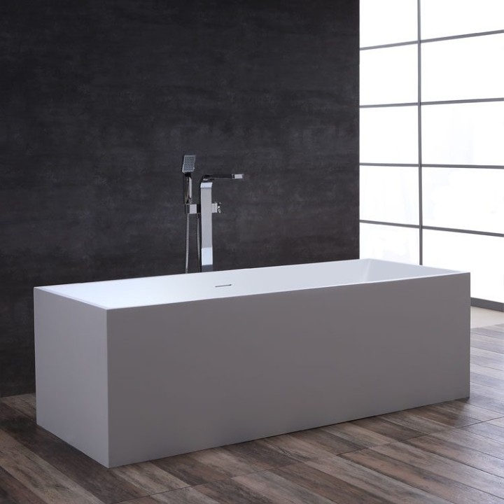 Volně stojící vana StoneArt BS-532 bílá 175×73 lesklá