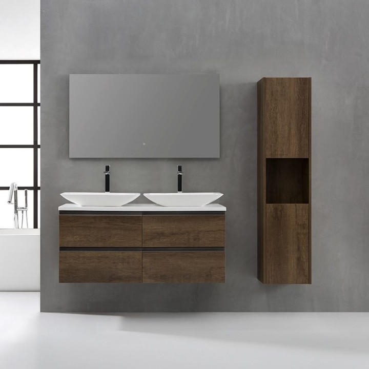 Koupelnová skříňka StoneArt Monte Carlo MC-1200pro-1 dubová tmavá 120×52