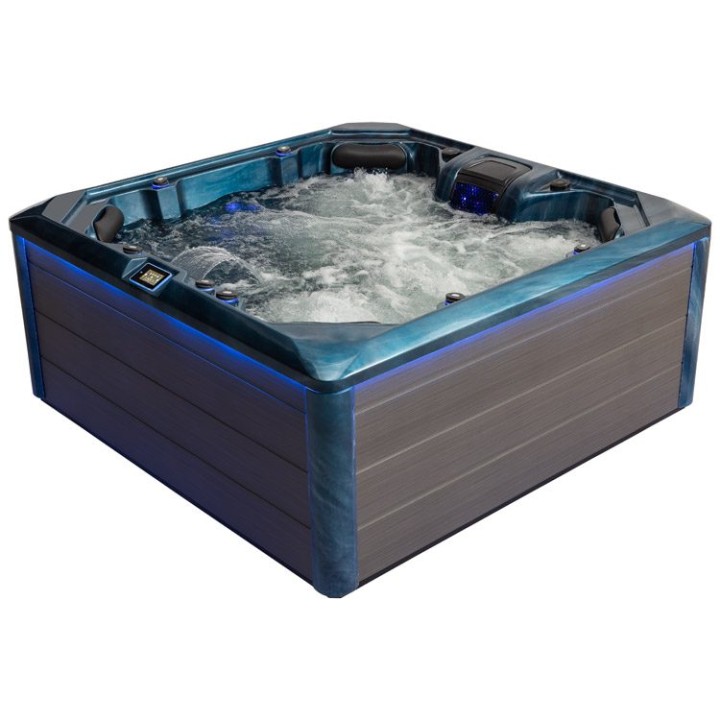 Venkovní vířivka EAGO AWT IN-702 premium OceanWave 212×212 šedá