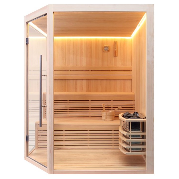 Finská sauna EAGO AWT B1801A borovice 180×180 9 kW Viking Bi-O