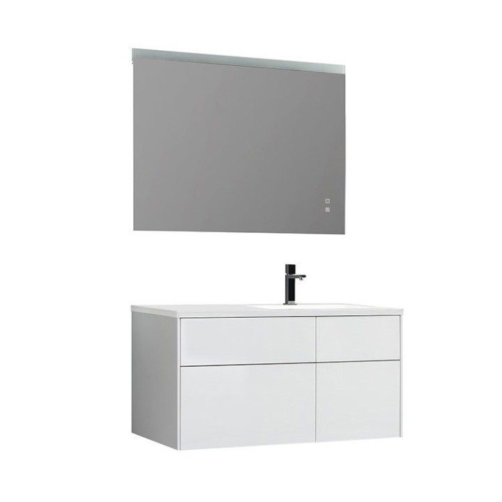 Koupelnový nábytek – set StoneArt Venice VE-1010-II bílý 100×52 pravé provedení