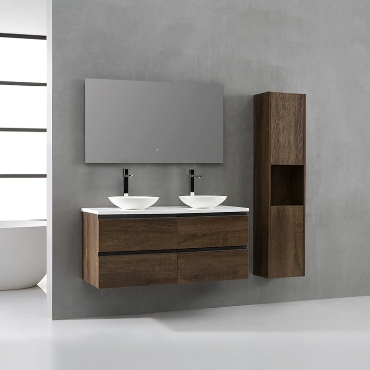 Koupelnový nábytek – set StoneArt Monte Carlo MC-1200pro-4 dubový tmavý 120×52