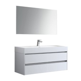 Koupelnový nábytek – set StoneArt Mailand ML-1000 bílý matný 100×48