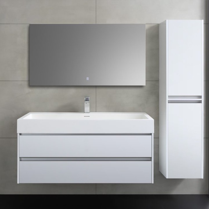 Koupelnový nábytek – set StoneArt Mailand ML-1000 bílý matný 100×48