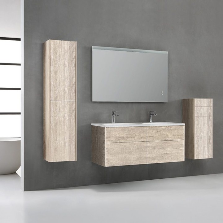 Koupelnová skříňka StoneArt Venice VE-1200-I dubová světlá 120×52