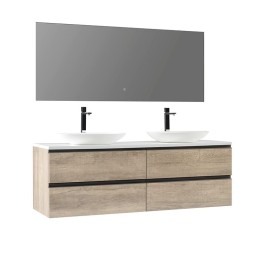Koupelnový nábytek – set StoneArt Monte Carlo MC-1600pro-3 dubový světlý 160×52