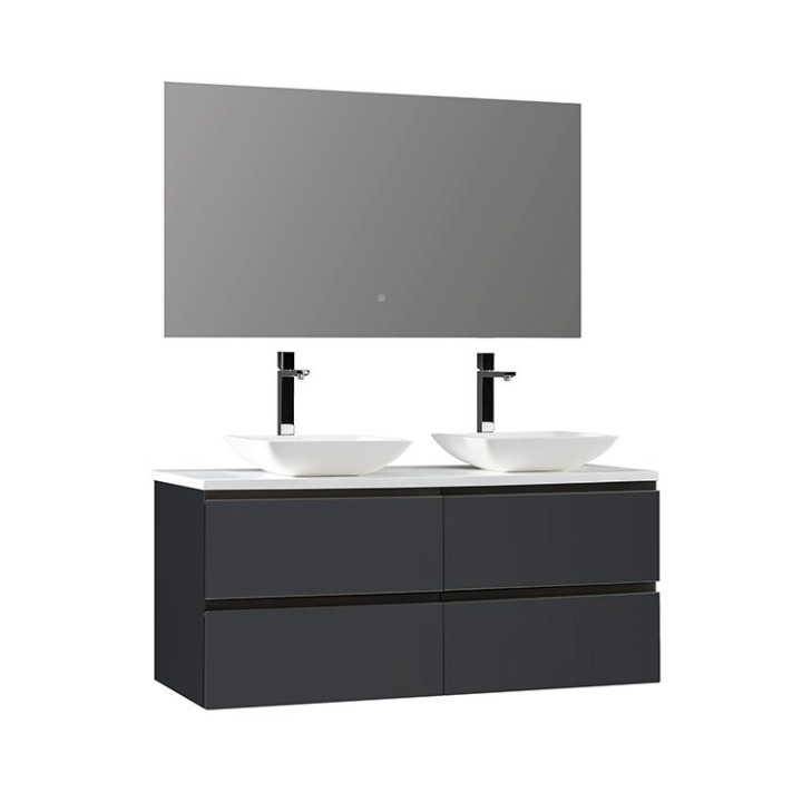 Koupelnový nábytek – set StoneArt Monte Carlo MC-1200pro-2 tmavě šedý 120×52