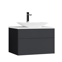 Koupelnová skříňka StoneArt Venice VE-0800pro-1 tmavě šedá 80×52