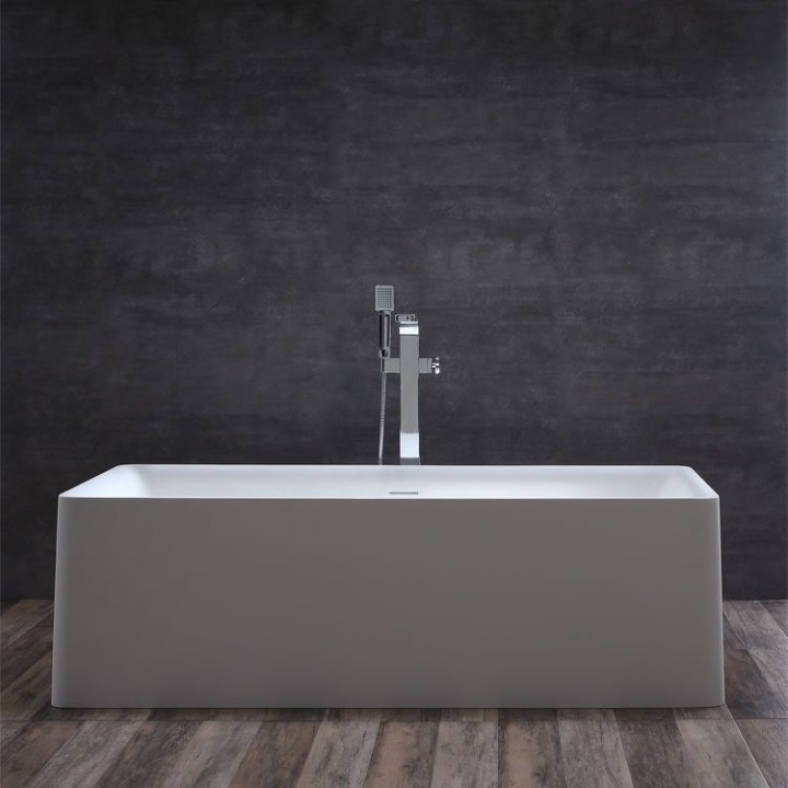 Volně stojící vana StoneArt BS-509 bílá 181×82 matná