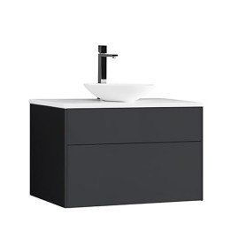 Koupelnová skříňka StoneArt Venice VE-0800pro-4 tmavě šedá 80×52