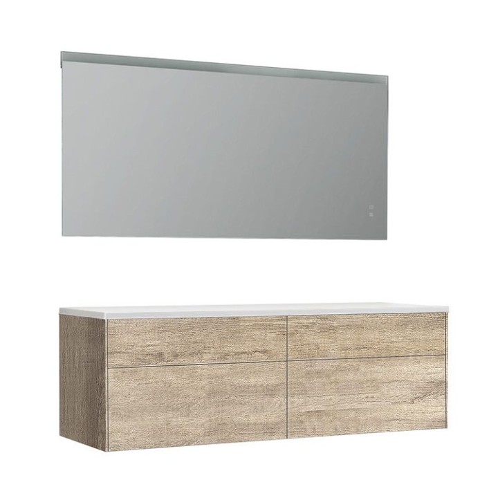 Koupelnový nábytek – set StoneArt Venice VE-1600pro dubový světlý 160×52